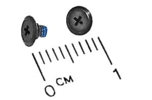 SCREW,CHAMFER,M2X1,HD4.8,SHLDR,BLK,PK/5