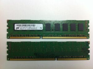 UDIMM, 1 GB, DDR3 1333, ECC